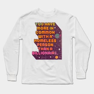 Homelessness Long Sleeve T-Shirt